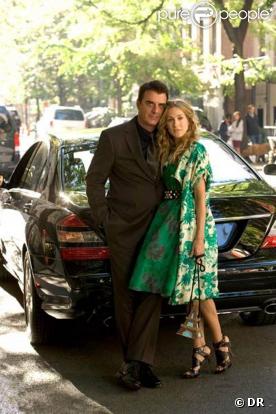 Chris Noth et Sarah Jessica Parker dans  Sex and the City .