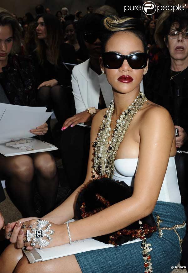 Rihanna au défilé Chanel
