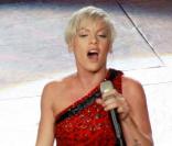 Pink en concert le 5 octobre 2009 sur la scène du Madison square garden à New York !