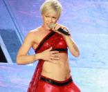 Pink en concert le 5 octobre 2009 sur la scène du Madison square garden à New York !