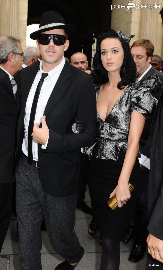 Katy Perry au défilé Vuitton à Paris