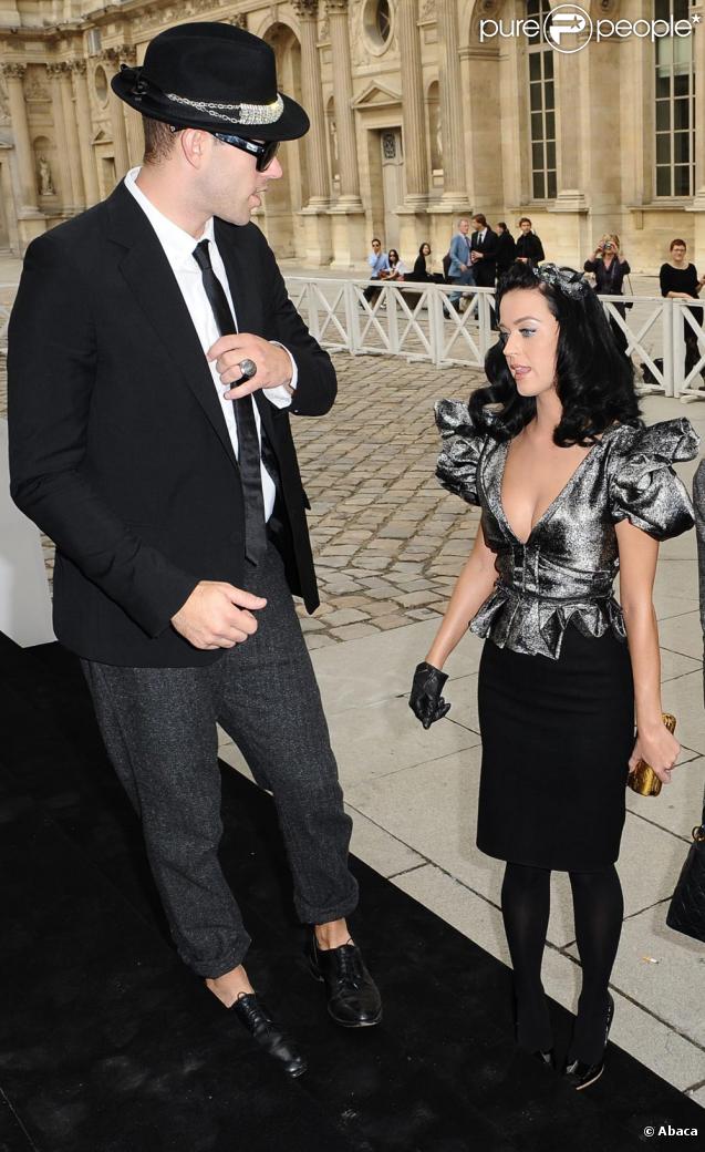 Katy Perry au défilé Vuitton à Paris
