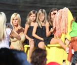 Shauna Sand et ses filles à la Ferme des Citrouilles de Los Angeles (11 octobre 2009)