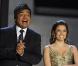 George Lopez, Eva Longoria et Jimmy Smitz à la fête de la musique latine. 13/10/09