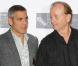George Clooney et Bill Murray, à l'occasion de l'avant-première du  Fantastique Mr. Fox , lors du BFI London Film Festival, au Dorchester Hotel, à Londres, le 14 octobre 2009 !