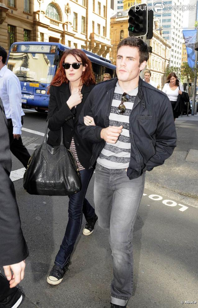 Rumer Willis et son boyfriend Micah Alberti sortent d'un déjeuner au Wagamama à Sydney en Australie le 29 septembre 2009