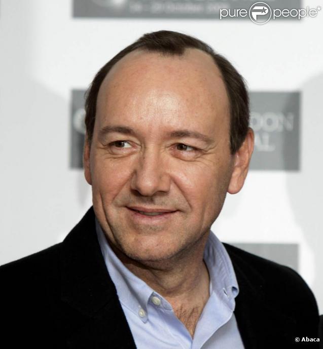 Kevin Spacey, à l'occasion de la présentation de  The men who stare at goats , dans le cadre du BFI London Film Festival, à Londres, le 15 octobre 2009 !