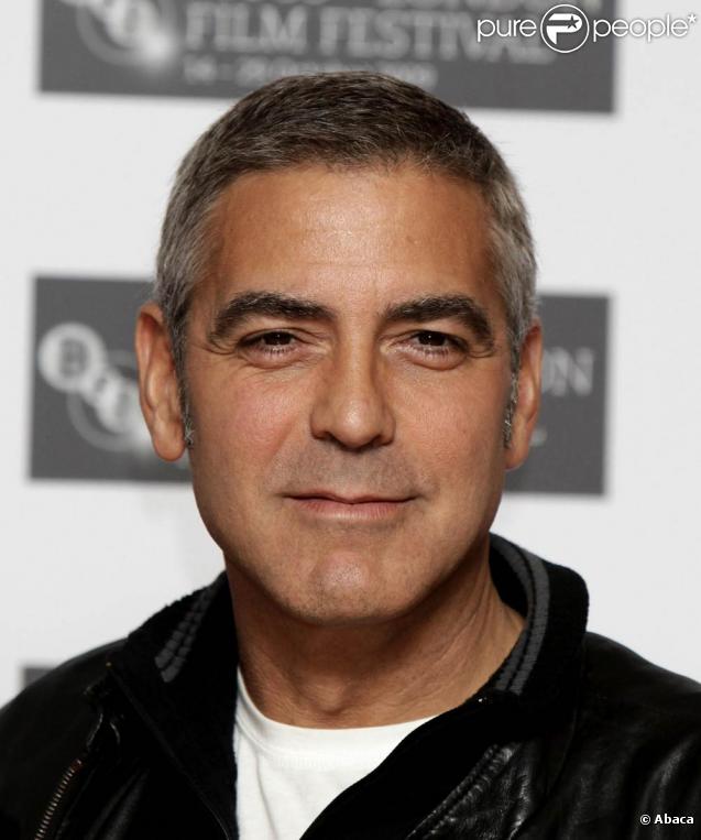 George Clooney, à l'occasion de la présentation de  The men who stare at goats , dans le cadre du BFI London Film Festival, à Londres, le 15 octobre 2009 !