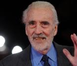 Christopher Lee, à l'occasion de la présentation de  Triage , lors de l'ouverture du 4e Festival International du Film de Rome, en Italie, le 15 octobre 2009 !