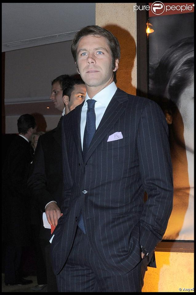 Le prince Emmanuel Philibert de Savoie lors de l'inauguration de l'exposition ''Les Années Brigitte Bardot'' à Rome le 15 octobre 2009
