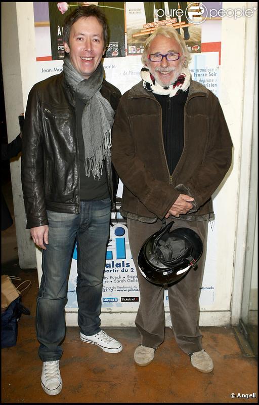 Pierre Richard et Jean-Luc Lemoine à la générale du spectacle Clinic. 15/10/09