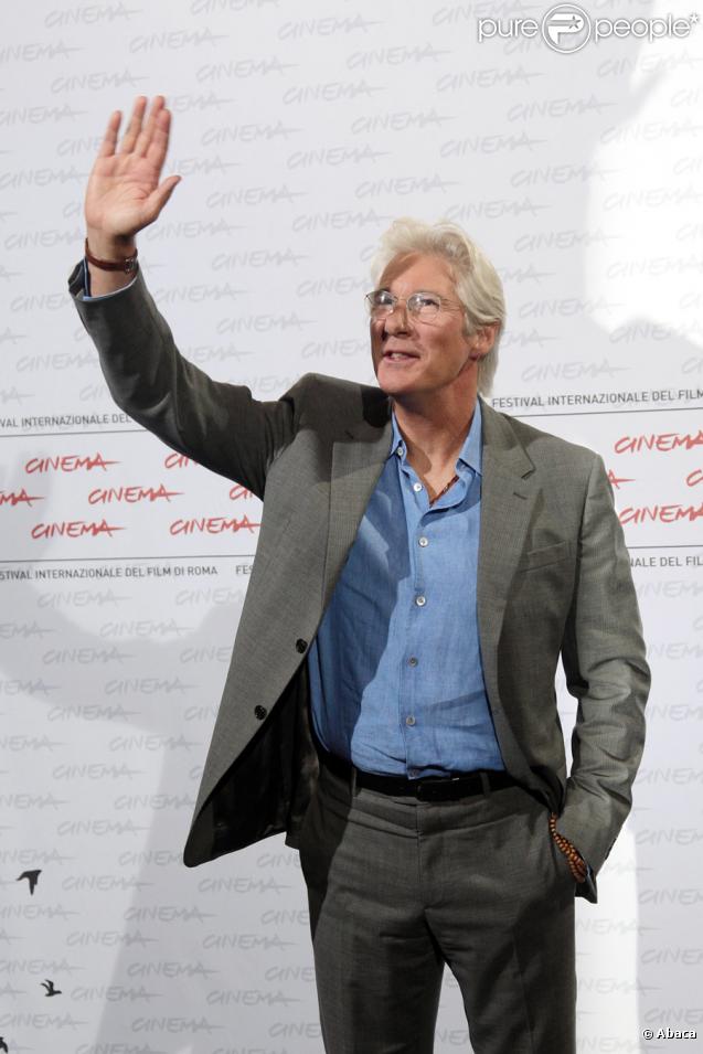 Richard Gere lors du festival du film de Rome le 16 octobre 2009