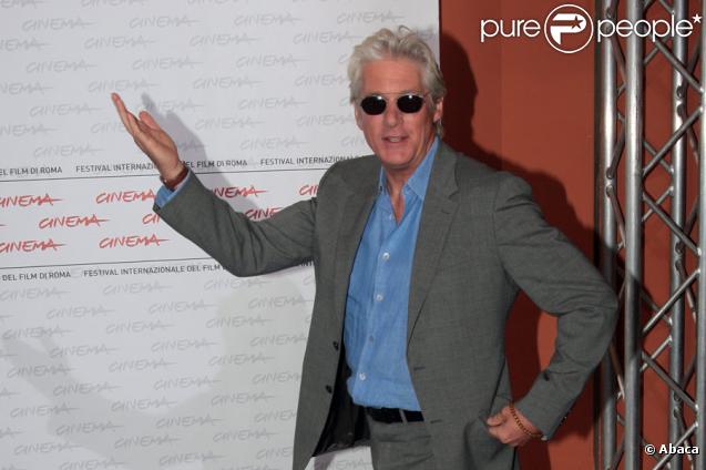 Richard Gere lors du festival du film de Rome le 16 octobre 2009