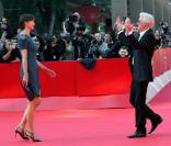 Richard Gere et sa femme Carey Lowell lors du festival du film de Rome le 16 octobre 2009
