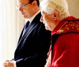 Le prince Albert II de Monaco a rencontré le pape Benoît XVI au Vatican le 16 octobre 2009