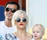 Gwen Stefani et Gavin Rossdale et leur petit Zuma font du shopping le 17 octobre 2009