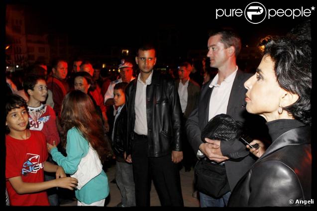 Rachida Dati n'est pas passée inaperçue lors du concert pour la tolérance à Agadir, le 17 octobre 2009