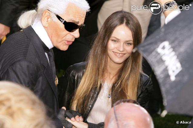 Karl Lagerfeld a été le premier à voir en Vanessa... Un oiseau de Paradis !  