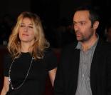 Valeria Bruni-Tedeschi et le cinéaste Cédric Kahn, à l'occasion de l'avant-première des  Regrets , dans le cadre du 4e Festival International du Film de Rome, le 19 octobre 2009 !