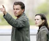 Leonardo DiCaprio et Ellen Page sur le tournage d'Inception à Los Angeles le 19 octobre 2009
