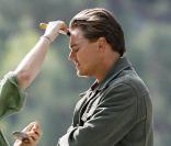 Leonardo DiCaprio et Ellen Page sur le tournage d'Inception à Los Angeles le 19 octobre 2009