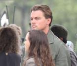 Leonardo DiCaprio et Ellen Page sur le tournage d'Inception à Los Angeles le 19 octobre 2009