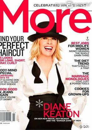 Diane Keaton en couverture du magazine More