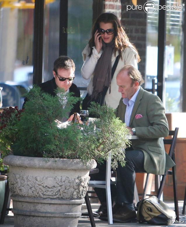 Brooke Shields et son mari à New Yok (20 octobre 2009)