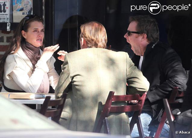 Brooke Shields et son mari à New Yok (20 octobre 2009)