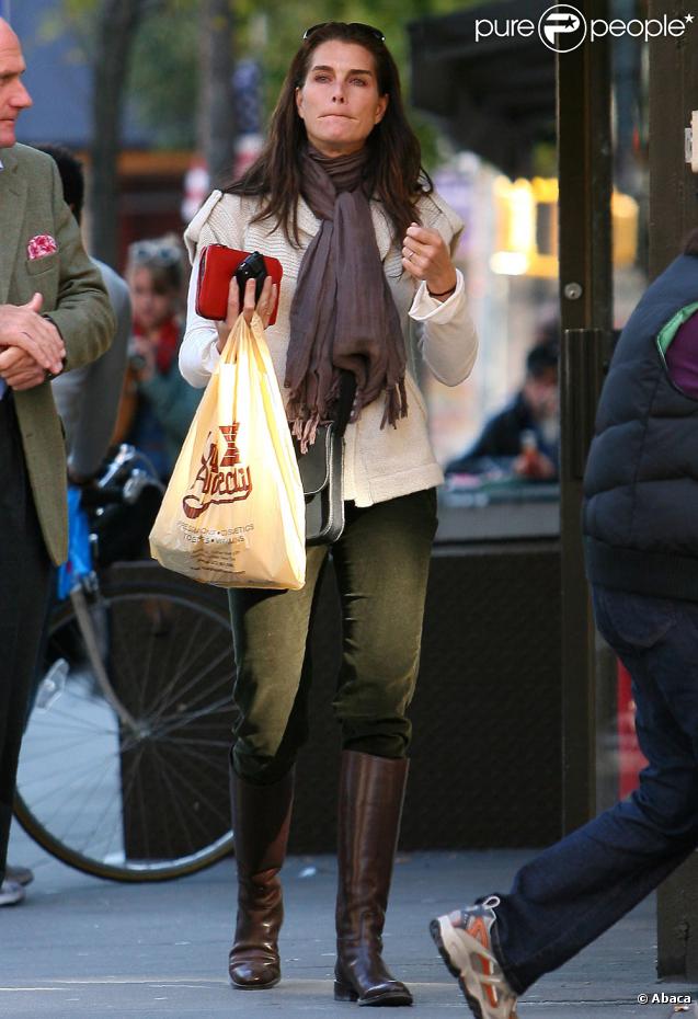 Brooke Shields à New Yok (20 octobre 2009)