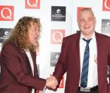Robert Plant et Al Murray lors des Q Awards 2009 à Londres le 26 octobre 2009