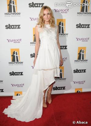 Diane Kruger lors de la 13e soirée annuelle des Hollywood Awards à Los Angeles le 26 octobre 2009