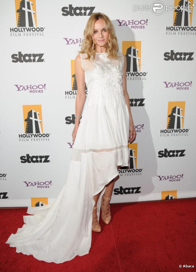 Diane Kruger lors de la 13e soirée annuelle des Hollywood Awards à Los Angeles le 26 octobre 2009