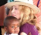 Madonna et son fils David au Malawi