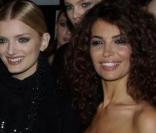 Afef Jnifen entourée des mannequins Cavalli à la soirée du créateur organisée à Istanbul le 24 octobre