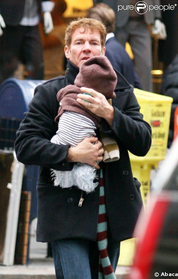Dennis Quaidet et son fils, Thomas Boone 