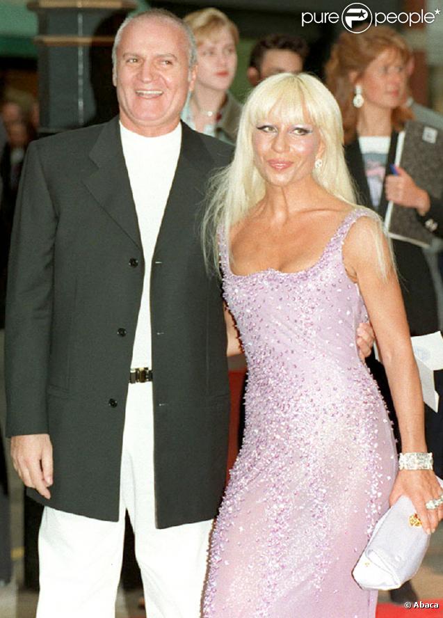 Gianni et Donatella Versace en 1995