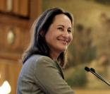 Ségolène Royal dans la mairie du IVe arrondissement à Paris lors d\'une réunion de Désirs d\'avenir le 28 octobre 2009