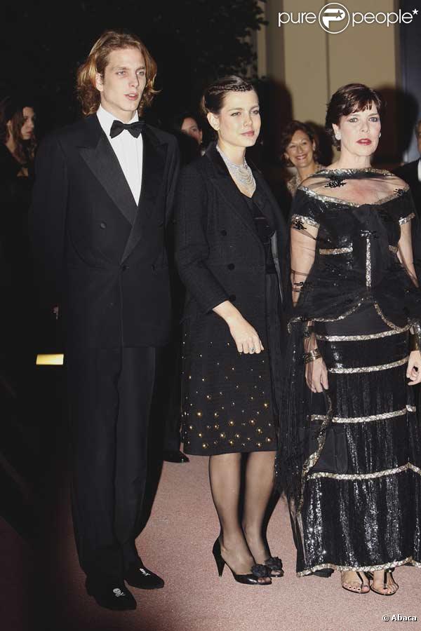 Andrea, Charlotte et Caroline de Monaco en 2006