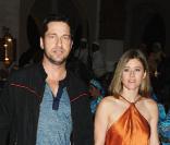 Gerard Butler et une amie lors de l'inauguration du complexe hôtelier de Mazagan Beach au Maroc le 31 octobre 2009