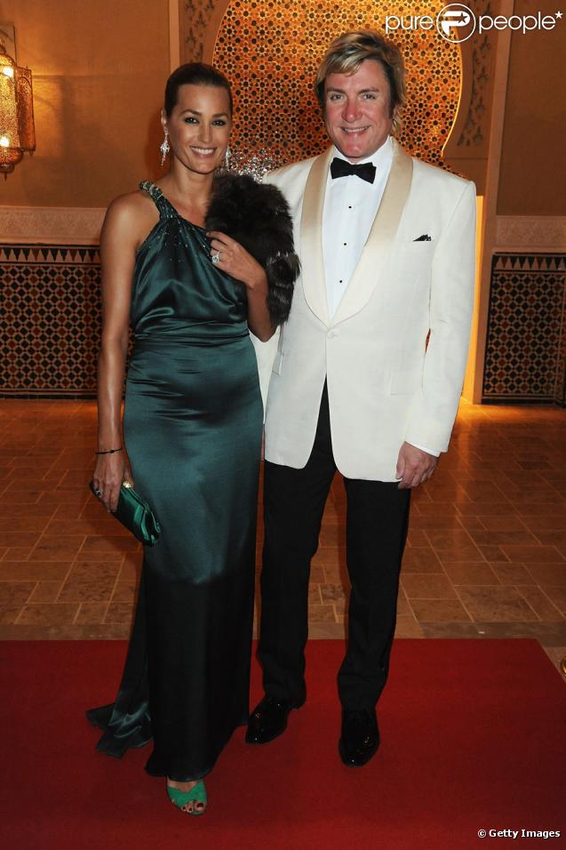 Yasmin et Simon Le Bon lors de l'inauguration du complexe hôtelier de Mazagan Beach au Maroc le 31 octobre 2009