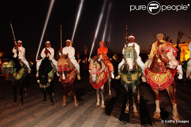 L'inauguration du complexe hôtelier de Mazagan Beach au Maroc le 31 octobre 2009
