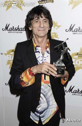 Ronnie Wood à la cérémonie des Classic Rock Awards, le 2 novembre à Londres !