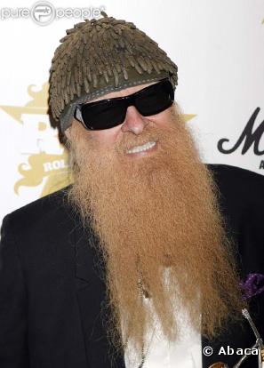 Billy Gibbons (ZZ Top) à la cérémonie des Classic Rock Awards, le 2 novembre à Londres !