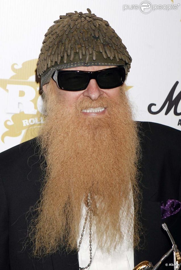 Billy Gibbons (ZZ Top) à la cérémonie des Classic Rock Awards, le 2 novembre à Londres !