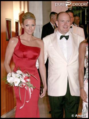 Le prince Albert et sa douce Charlene 