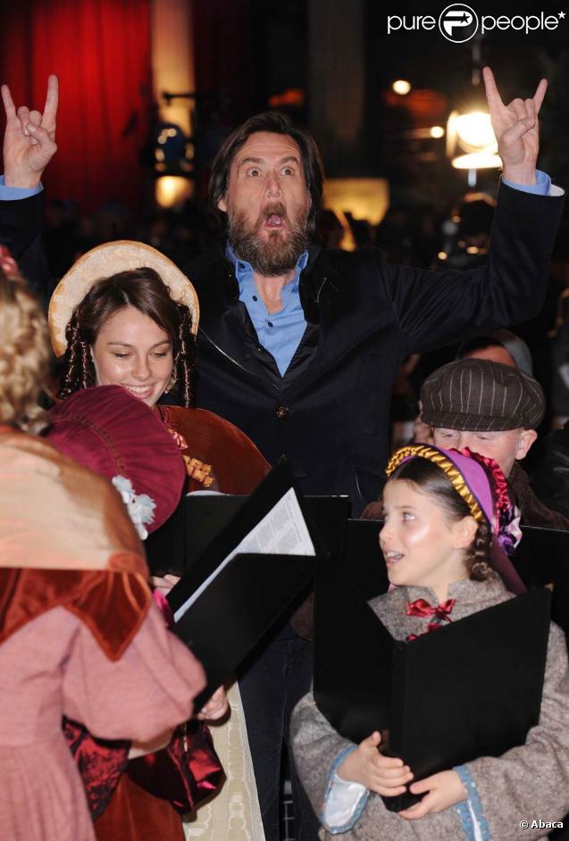 Jim Carrey, à l'occasion de l'avant-première mondiale du  Drôle Noël de Scrooge , qui s'est tenue en plein coeur de Londres, le 3 novembre 2009.