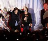 Jim Carrey, à l'occasion de l'avant-première mondiale du  Drôle Noël de Scrooge , qui s'est tenue en plein coeur de Londres, le 3 novembre 2009.