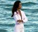 Selita Ebanks, à l'occasion d'un shooting sur une plage de Miami, en octobre 2009.