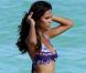 Selita Ebanks, à l'occasion d'un shooting sur une plage de Miami, en octobre 2009.